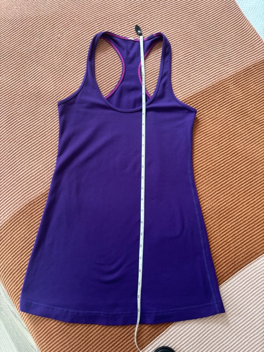 Lululemon Purple Racerback Athletic Tank Top Women's Size 4 - Picture 5 of 6